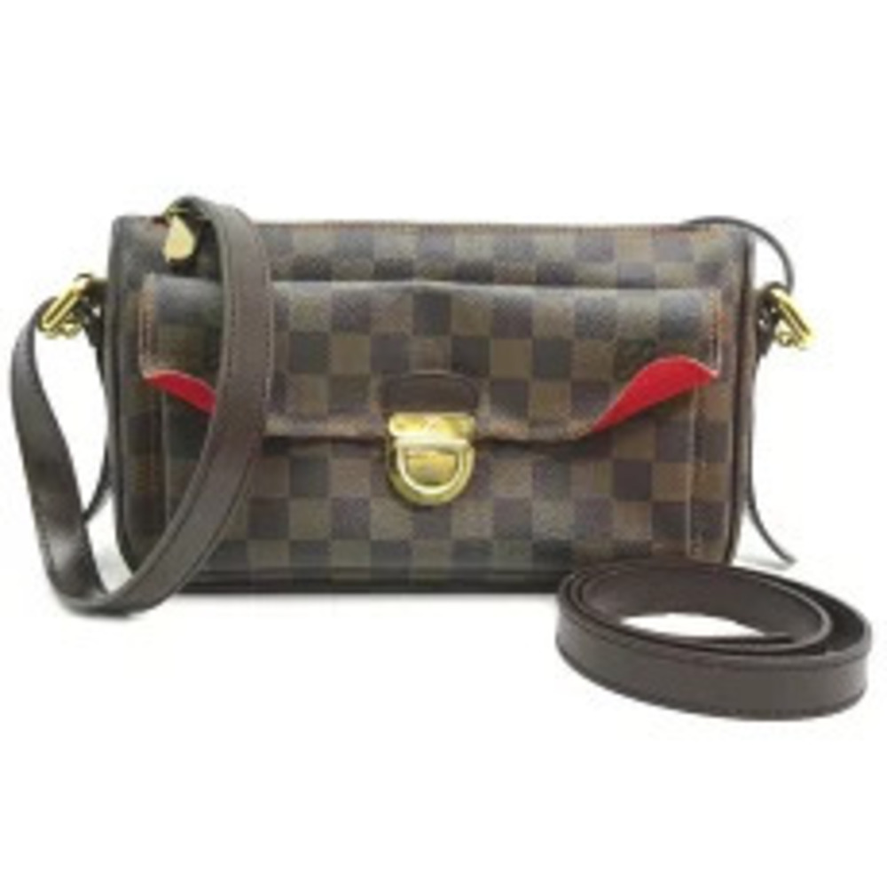 Louis Vuitton Ravello Shoulder Bag Damier Ebene Brown